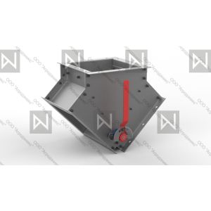 Клапан двухсторонний ручной. КДР-250/45, цинк