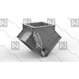 Клапан двухсторонний с пневмоприводом КДП