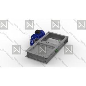 Задвижка реечная с электропр. ЗР-300х300(Э), черн., NMRV/0,25кВт