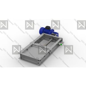 Задвижка винтовая ЗВ-350х350(Э), цинк, NMRV/0,25кВт