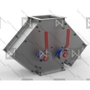 Клапан трехсторонний ручной. КТР-250/45, черн.