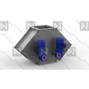 Клапан трехсторонний с электроприводом КТЭ-350/45, цинк, NMRV/0,25кВт